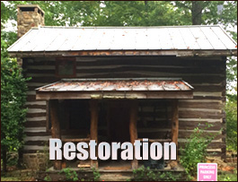 Historic Log Cabin Restoration  Garrard, Kentucky